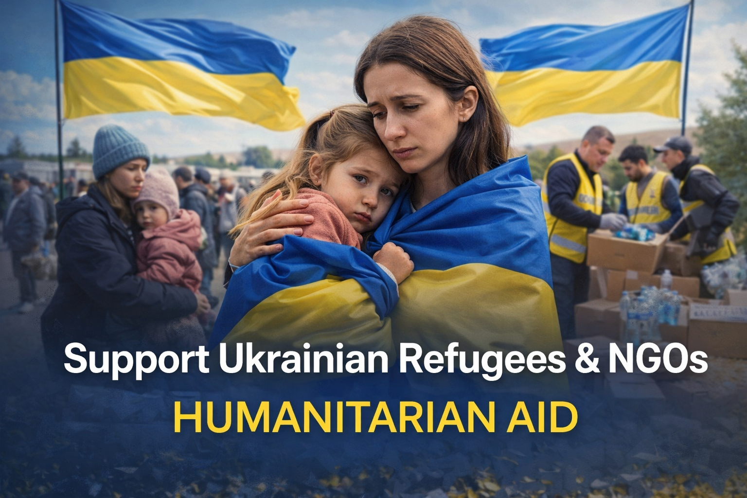 Support Ukrainian Refugees & Non-Governmental Organizations (NGOs)